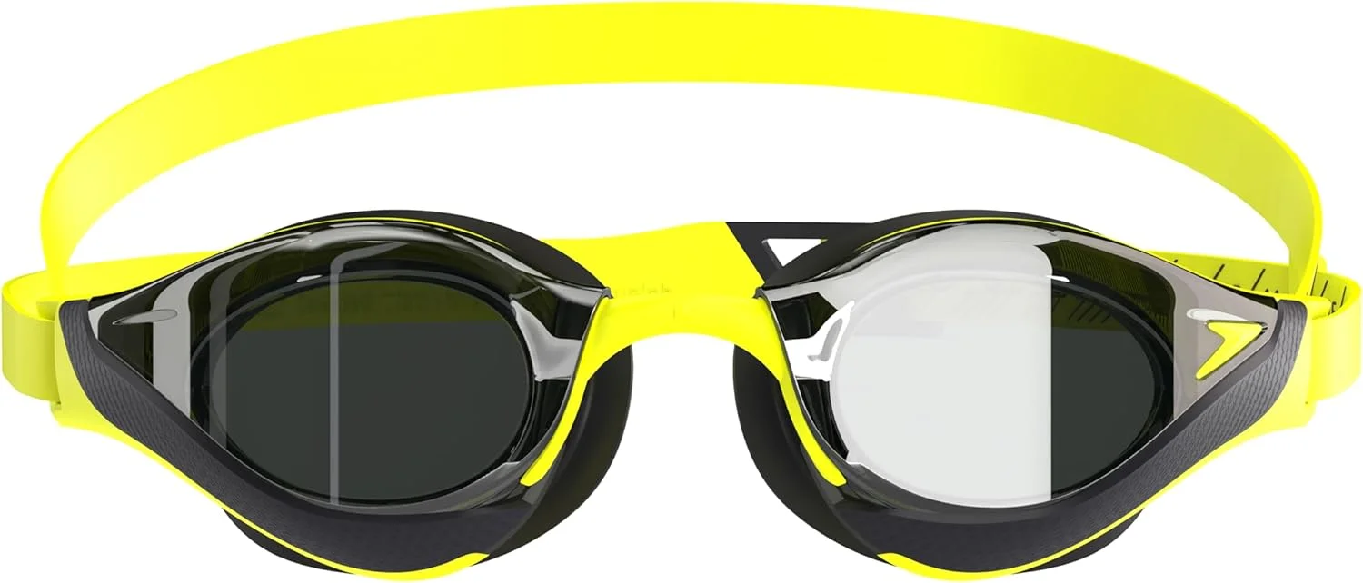عینک شنا فست اسکین پیور فوکوس آینه ای هایپر زرد / دودی / نقره ای آینه ای