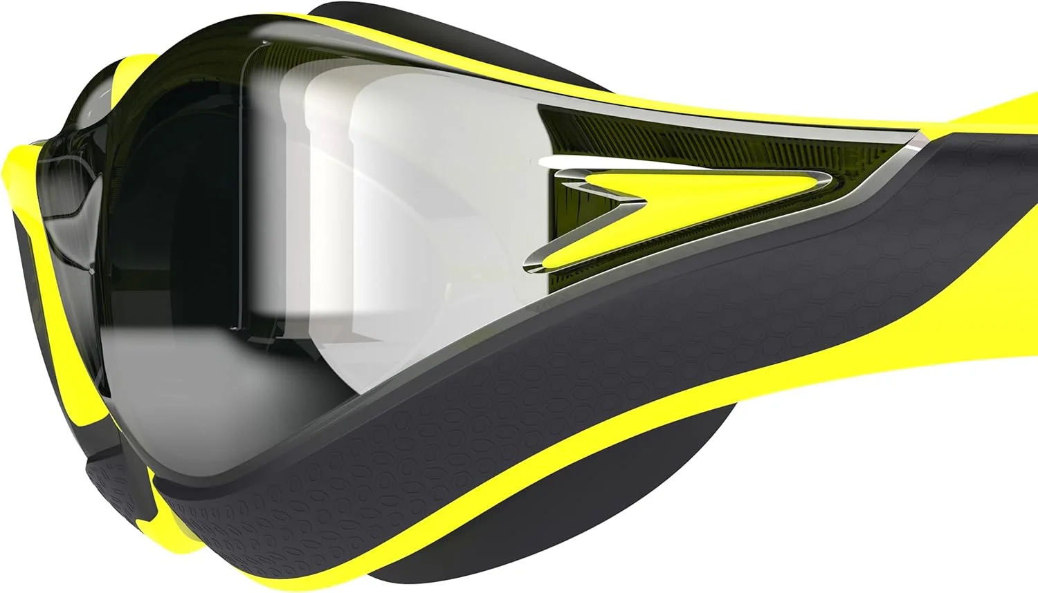 عینک شنا فست اسکین پیور فوکوس آینه ای هایپر زرد / دودی / نقره ای آینه ای