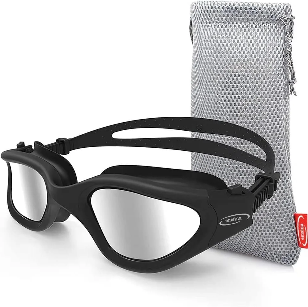 عینک شنا، عینک شنای پلاریزه G1 ضد مه برای بزرگسالان، مردان و زنان