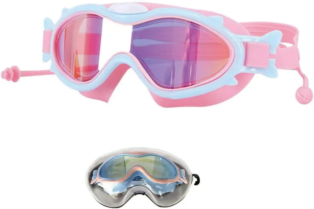 عینک شنا کودکان، عینک شنا پلاریزه برای کودکان، فریم سیلیکونی نرم با دید گسترده ضد بخار و بدون نشتی مناسب کودکان و نوجوانان 3 تا 15 سال