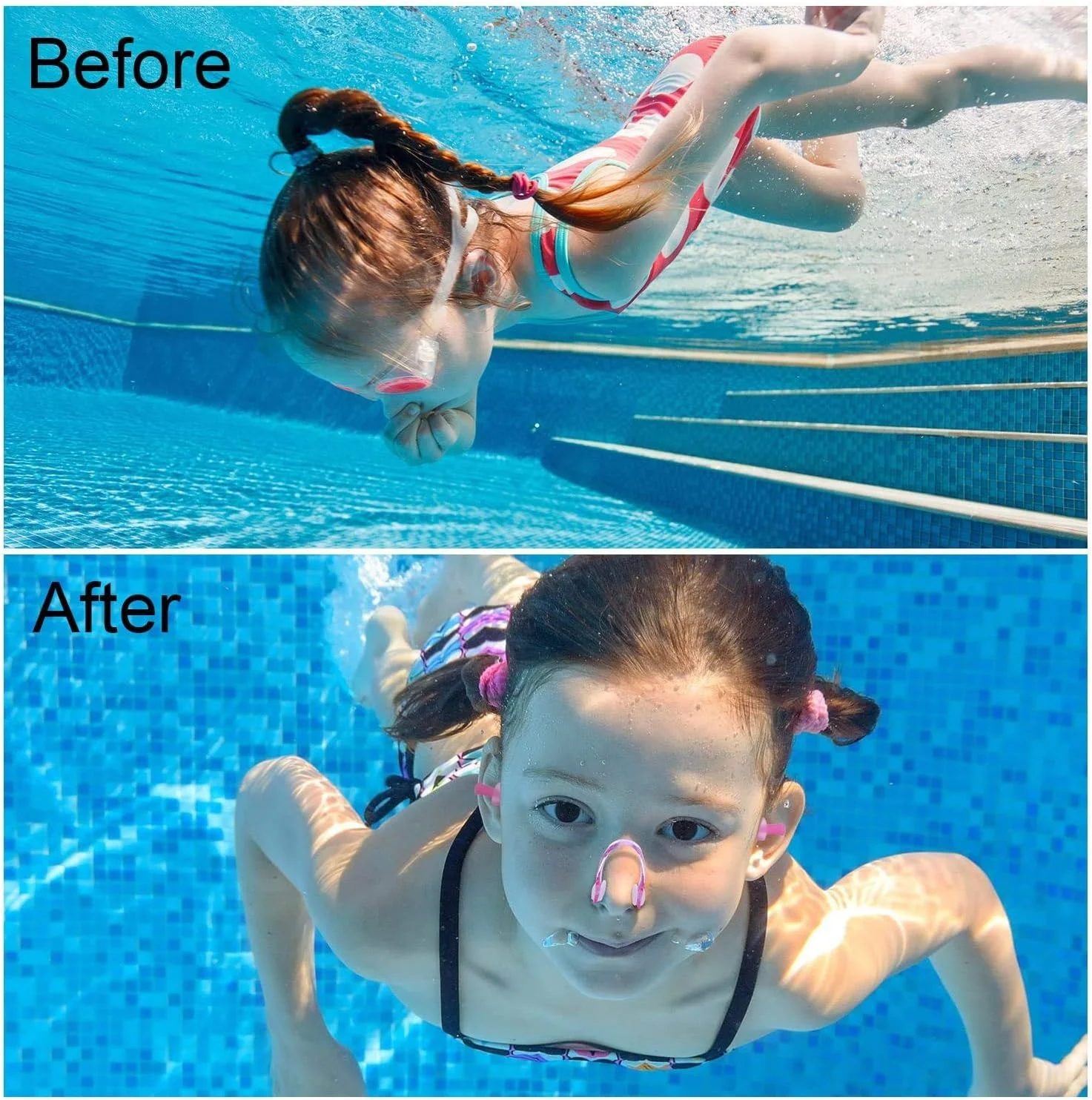 مجموعه گیره بینی و گوش گیر، 3 بسته گیره بینی و گوش گیر برای شنا، پلاگ های بینی و گوش سیلیکونی نرم برای شنا بزرگسالان کودکان، کیت محافظ بینی و گوش ایده آل برای مبتدیان