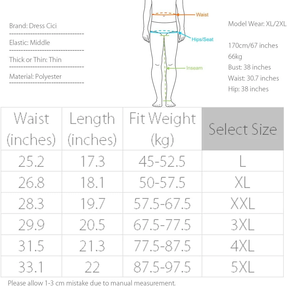 ست مایو مردانه Cici شامل شلوار شنای مشکی و کلاه شنا، شلوارک شنای طرح چریکی، لایه نرم در ناحیه فاق، مناسب برای تمرین شنا