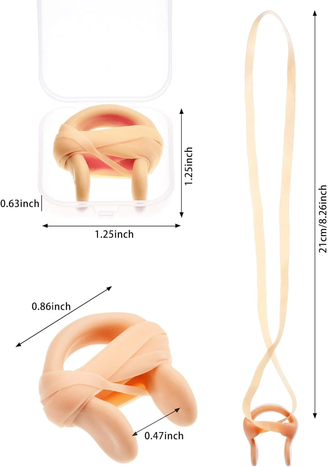 گیره بینی شنا 7 عددی، محافظ بینی سیلیکونی با طناب الاستیک برای استفاده شنا کودکان و بزرگسالان