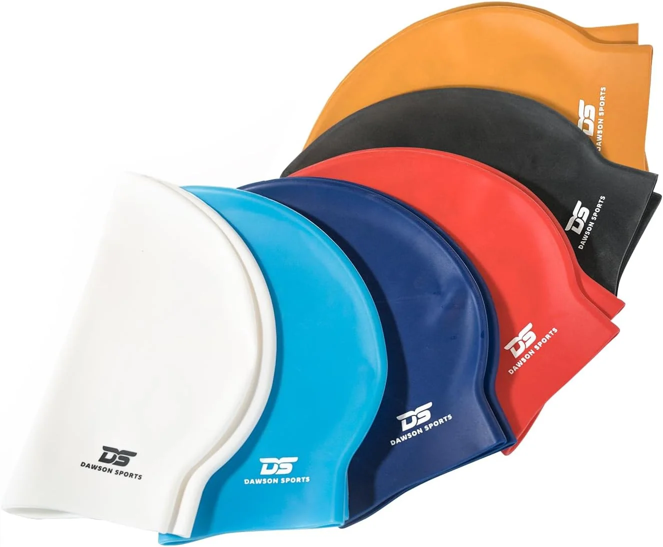 کلاه شنای سیلیکونی ورزشی Dawson - ضد آب، با فیت راحت و بادوام برای شناگران مرد و زن | مناسب شناگران حرفه ای و تفریحی