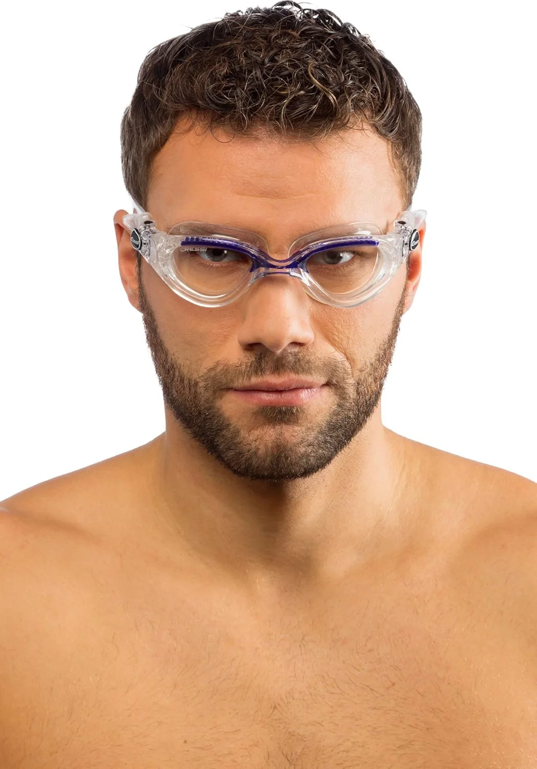 عینک شنای حرفه ای کرسی فلش - مناسب بزرگسالان - 100% ضد اشعه ماوراء بنفش