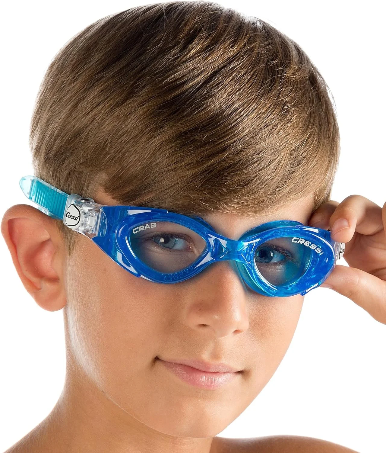 عینک شنای کرسی مدل Crab - ضد بخار مناسب کودکان و نوجوانان