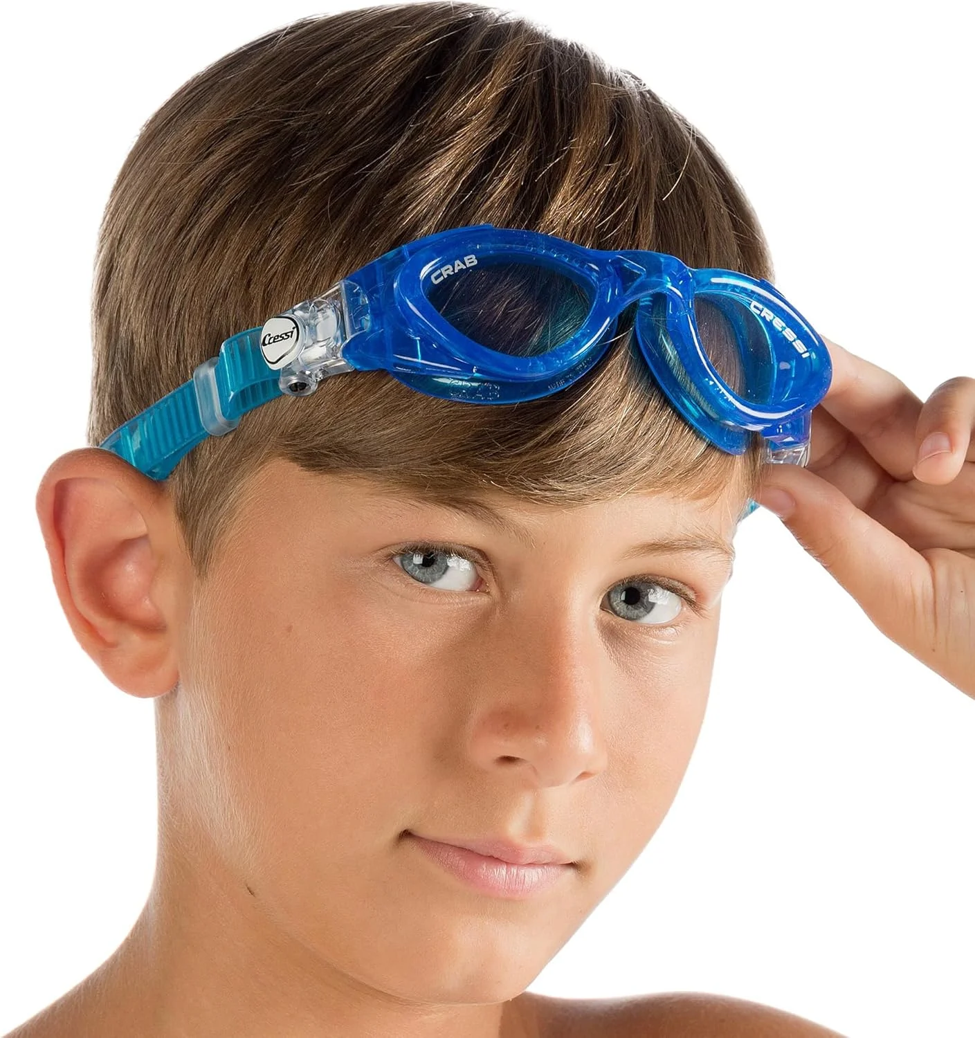 عینک شنای کرسی مدل Crab - ضد بخار مناسب کودکان و نوجوانان