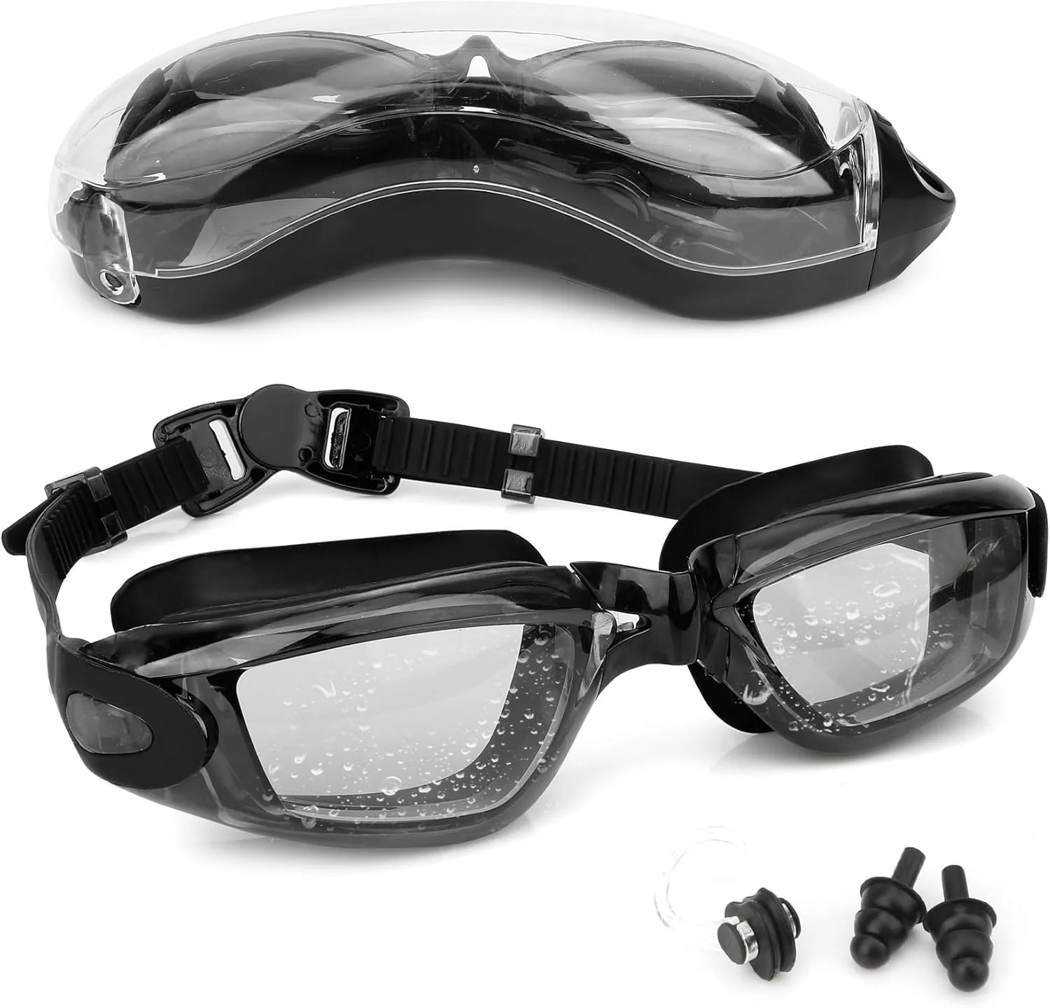عینک شنا Baeskii، ضد بخار، بدون نشتی، محافظت UV، عینک ایمنی برای بزرگسالان، زنان، مردان و نوجوانان