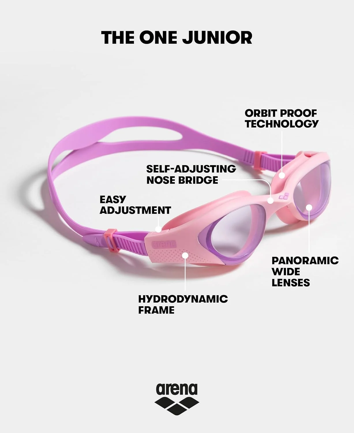 عینک شنا آرنا مدل The One Jr مناسب جوانان عینک شنا آرنا مدل The One Jr مناسب جوانان