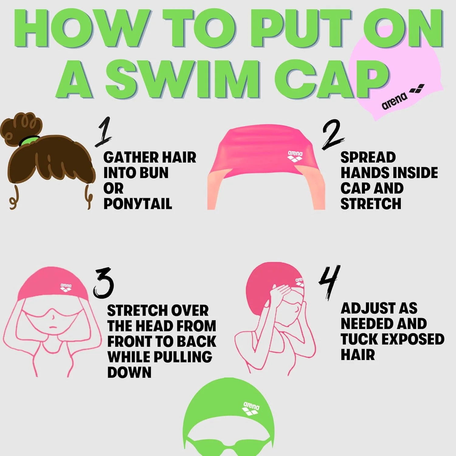 کلاه شنا سیلیکونی کلاسیک آرنا مخصوص نوجوانان