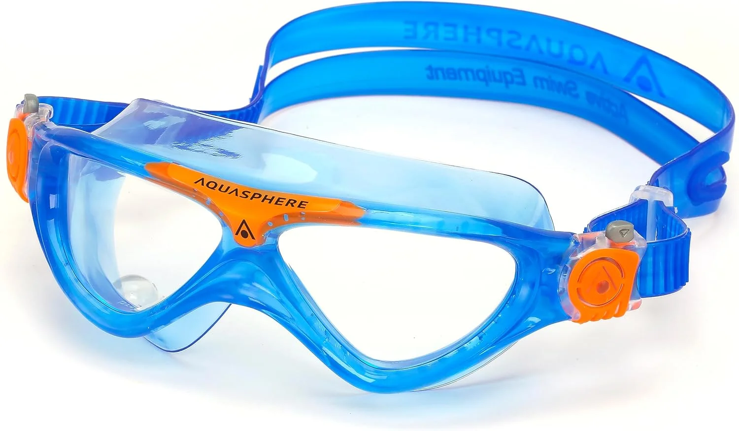 عینک شنا کودک آکوا اسفیر ویستا جونیور آبی نارنجی لنز شفاف عینک شنا کودک آکوا اسفیر ویستا جونیور آبی نارنجی لنز شفاف