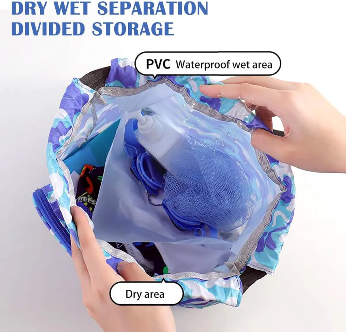 کیف بند دار آنجو، کوله پشتی ضد آب شنا، کیف شنا برای شناگران، کیف ساحلی بچه گانه، کیف بند دار، کوله پشتی ورزشی زیبا با طرح کارتونی پری دریایی دخترانه با قسمت جداگانه خشک و مرطوب کیف بند دار آنجو، کوله پشتی ضد آب شنا، کیف شنا برای شناگران، کیف ساحلی بچه گانه، کیف بند دار، کوله پشتی ورزشی زیبا با طرح کارتونی پری دریایی دخترانه با قسمت جداگانه خشک و مرطوب