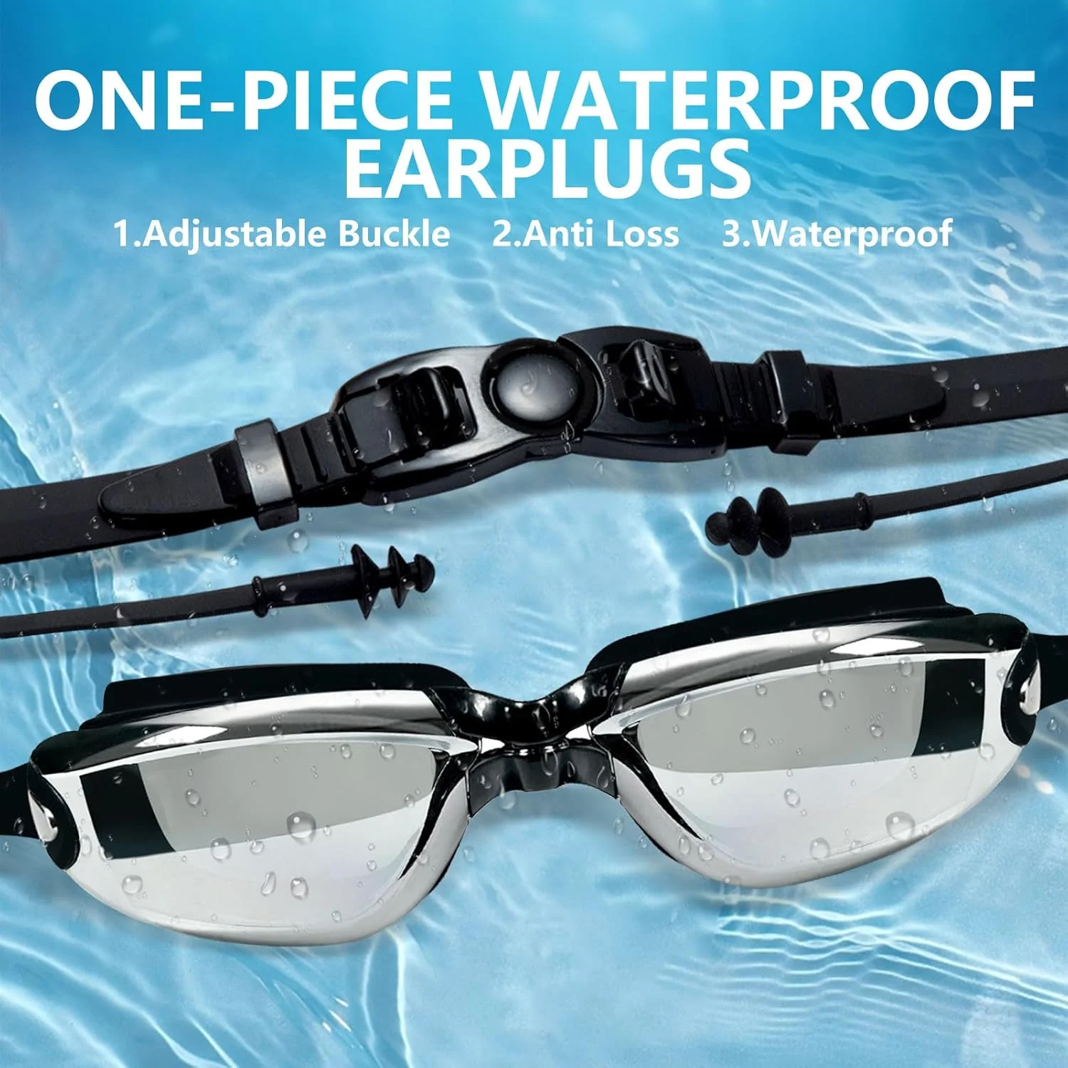 عینک شنای طبی برای افراد نزدیک بین، ضد نشت و ضد بخار مناسب شنا برای بزرگسالان، مردان، زنان و جوانان عینک شنای طبی برای افراد نزدیک بین، ضد نشت و ضد بخار مناسب شنا برای بزرگسالان، مردان، زنان و جوانان