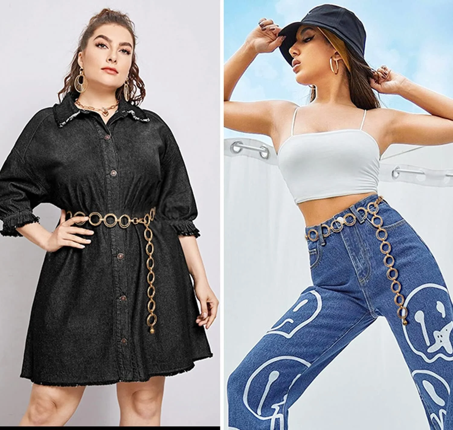 زنجیر کمری فلزی اکسفور برای زنان و دختران، کمربند اتصال بدنه قابل تنظیم، جواهرات فانتزی شکم، حلقه O صیقلی، زنجیر فلزی اتصال کامل برای شلوار جین و لباس (طلایی) زنجیر کمری فلزی اکسفور برای زنان و دختران، کمربند اتصال بدنه قابل تنظیم، جواهرات فانتزی شکم، حلقه O صیقلی، زنجیر فلزی اتصال کامل برای شلوار جین و لباس (طلایی)