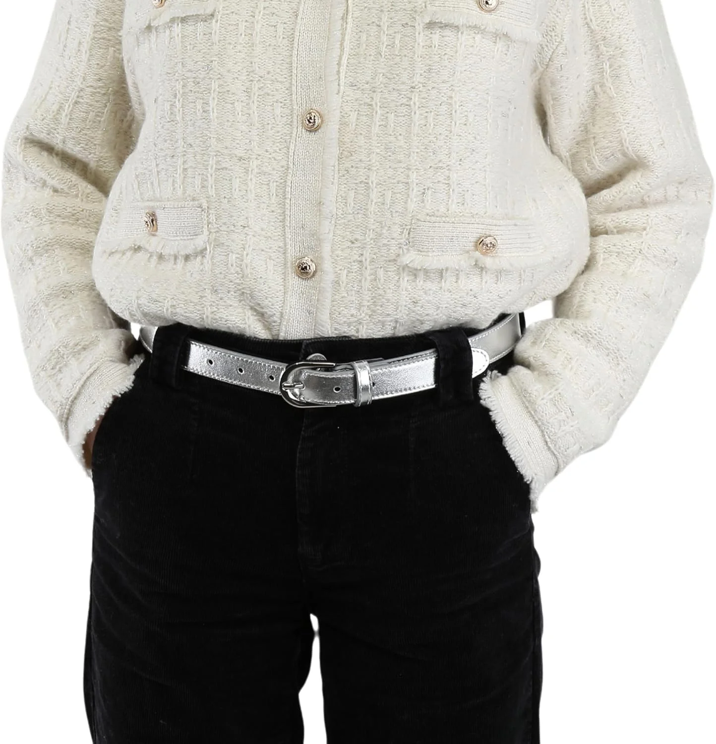 FASHIONGEN - کمربند چرمی زنانه مدل LUNA