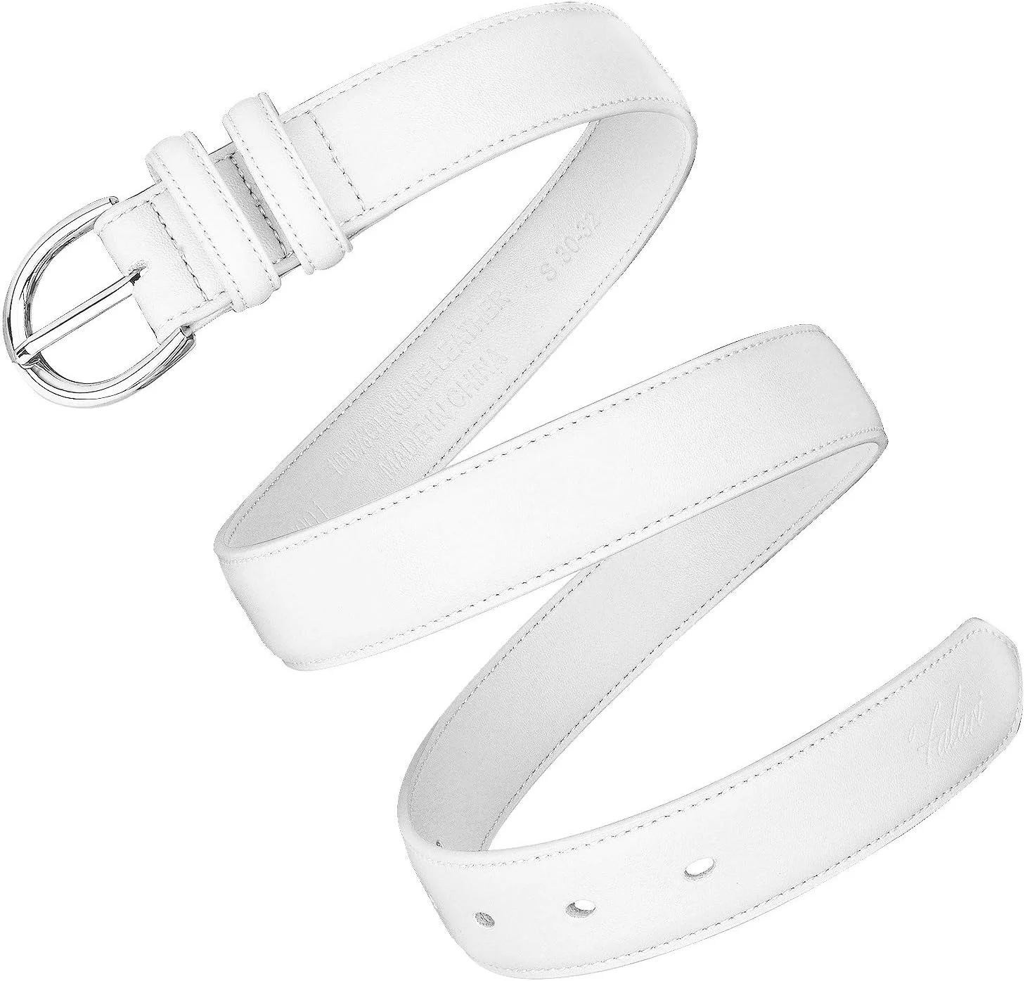 کمربند چرمی زنانه فالاری، کمربند مجلسی شیک با سگک تک زبانه، رنگ های متنوع