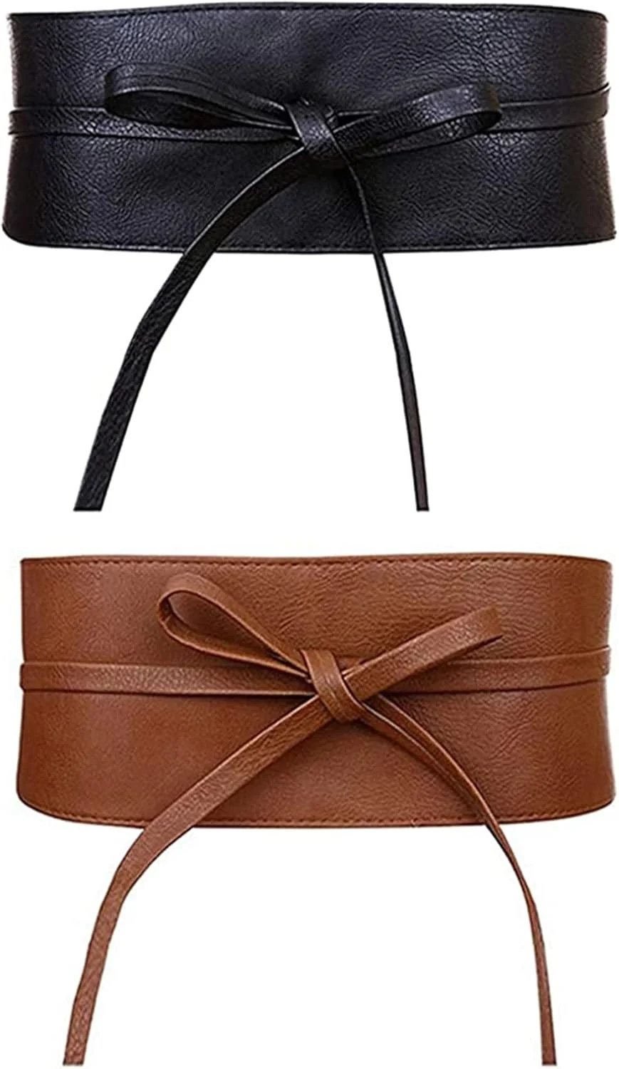 کمربند پهن زنانه 3ps، کمربند کرست مشکی طرح قدیمی، کمربند چرمی الاستیک برای تزئین لباس بانوان