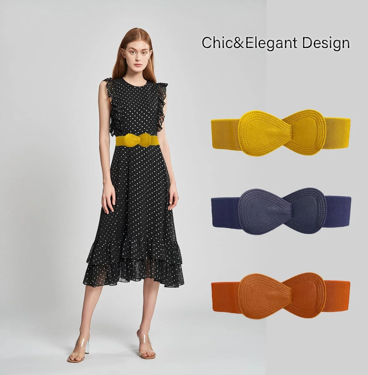 کمربند کشی زنانه مدل 8، کمربند پهن کشی لباس زنانه با قفل کمربند کشی زنانه مدل 8، کمربند پهن کشی لباس زنانه با قفل