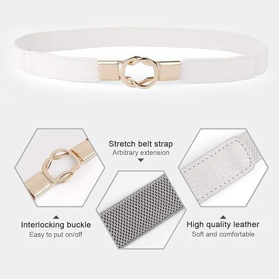 ست کمربند باریک زنانه 3 عددی، کمربندهای کشی و الاستیک نازک با سگک طلایی طرح قدیمی برای لباس، ژاکت، دامن، کت، کمربند لباس یکپارچهسازی با سیستمعامل قابل تنظیم، مشکی قهوه ای سفید، یک سایز ست کمربند باریک زنانه 3 عددی، کمربندهای کشی و الاستیک نازک با سگک طلایی طرح قدیمی برای لباس، ژاکت، دامن، کت، کمربند لباس یکپارچهسازی با سیستمعامل قابل تنظیم، مشکی قهوه ای سفید، یک سایز