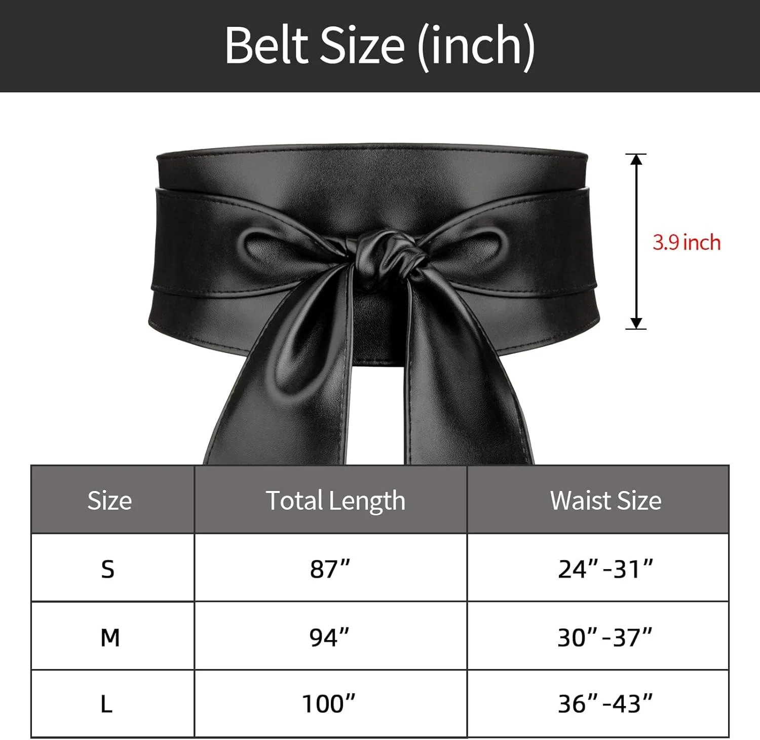 کمربند پهن چرمی زنانه، کمربند اوبی برای لباس