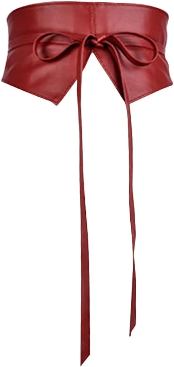 کمربند کرستی بندی زنانه، کمربند پهن چرمی نرم