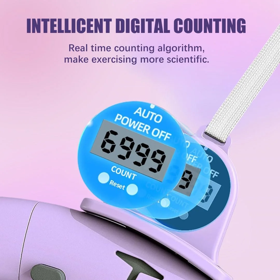 حلقه هوشمند هولا Angju، حلقه ورزشی 2 در 1 برای کاهش وزن و ماساژ، حلقه هولا 11 قسمتی قابل تنظیم مناسب برای دور کمر 90 سانتی متر، حلقه های هولا با توپ چرخان 360 درجه برای تمام سنین - ورزش و تناسب اندام