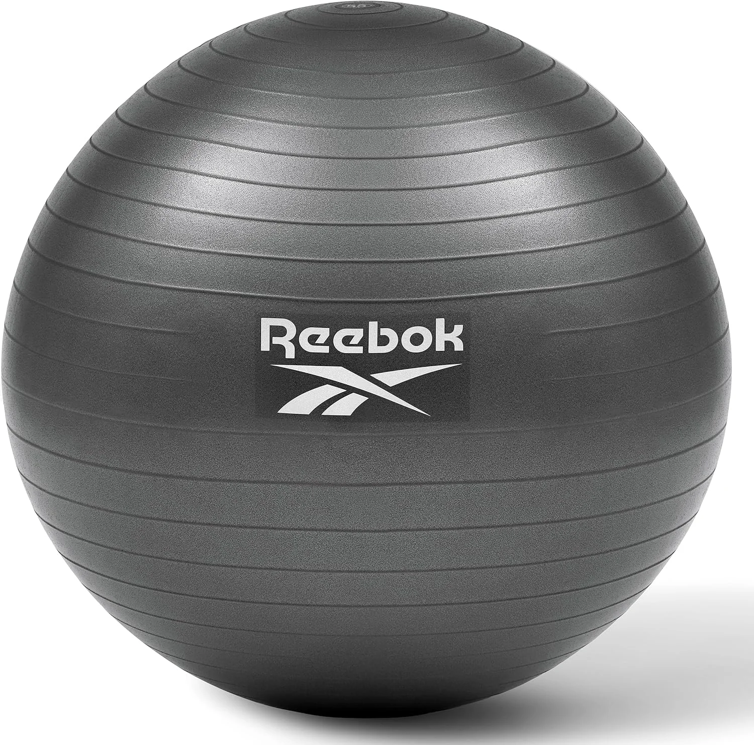 جیم بال ریباک - توپ ورزشی با سطح دو بافتی ضد لغزش برای حداکثر چسبندگی - برای تمرینات مرکزی، بهبود ثبات و وضعیت بدنی در خانه یا باشگاه - شامل پمپ