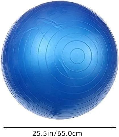 توپ یوگا SKY-TOUCH ضد ترکیدگی، توپ ورزشی با پمپ هوا، توپ تعادل ضخیم شده برای تمرینات تناسب اندام