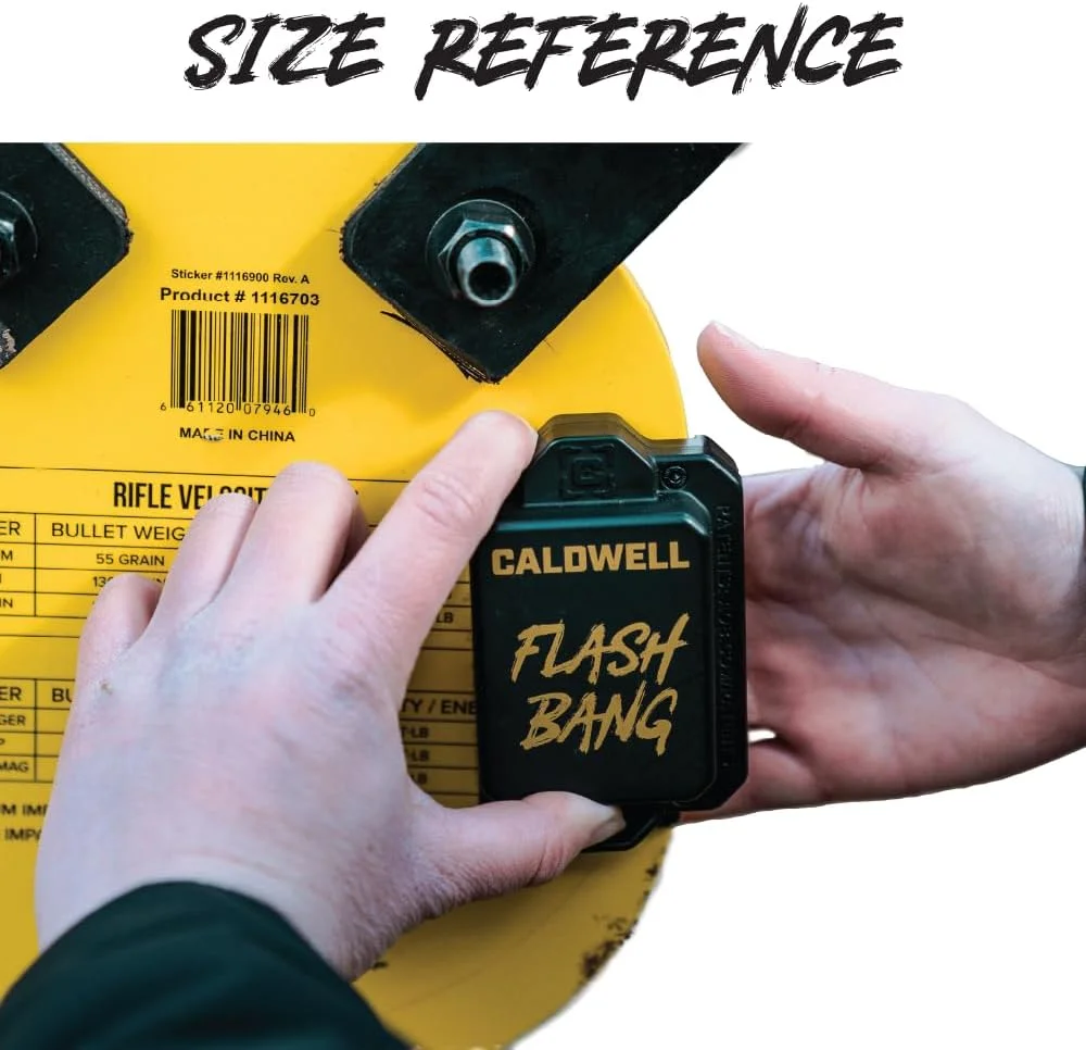 نشانگر برخورد به هدف فولادی AR500 کالدول با سیستم نور ضربه و اتصال آسان برای تیراندازی، ورزش های تیراندازی و تمرین هدف