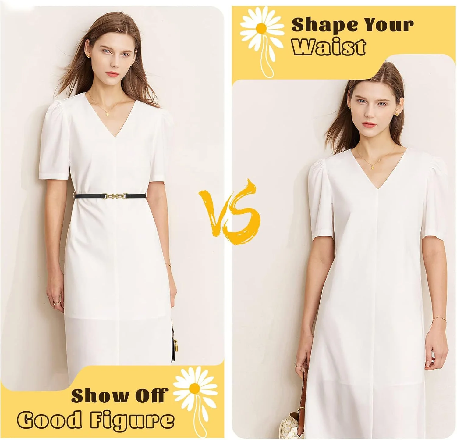 ست ۳ عددی کمربند باریک چرمی زنانه KASTWAVE با سگک آلیاژی قابل تنظیم برای بلوز و پیراهن ست ۳ عددی کمربند باریک چرمی زنانه KASTWAVE با سگک آلیاژی قابل تنظیم برای بلوز و پیراهن