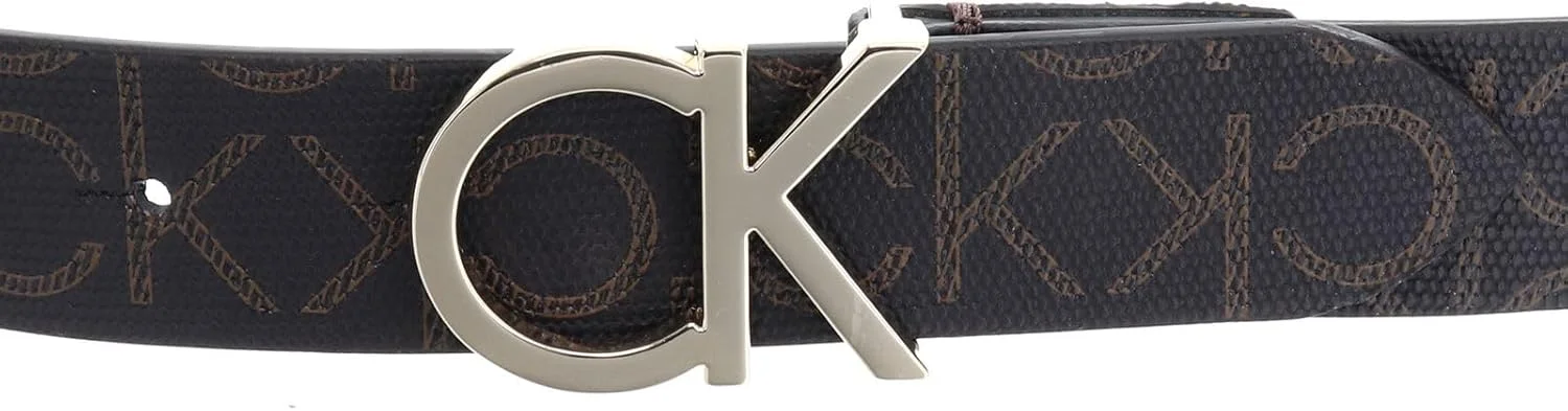 کمربند زنانه کلوین کلاین با طرح مونوگرام 3 سانتی متری