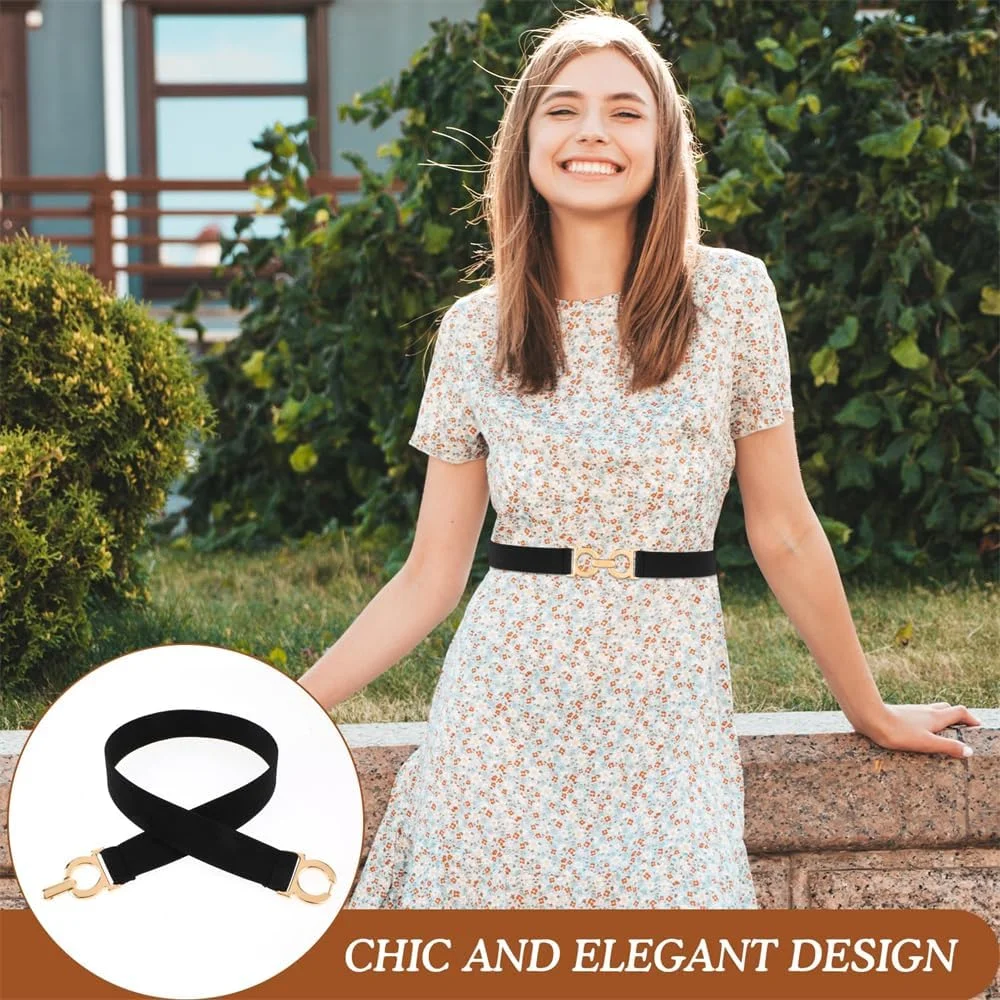 کمربند کشی زنانه شیک Azonee با سگک، مناسب برای لباس، شلوار جین، قابلیت تنظیم اندازه، یک اکسسوری عالی برای هر مناسبت کمربند کشی زنانه شیک Azonee با سگک، مناسب برای لباس، شلوار جین، قابلیت تنظیم اندازه، یک اکسسوری عالی برای هر مناسبت