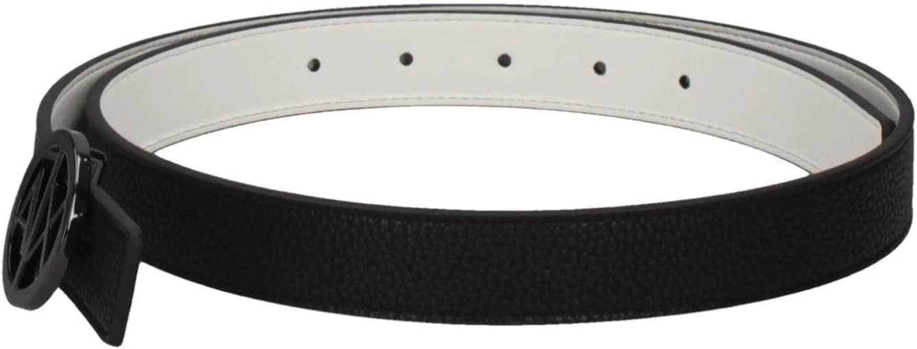 کمربند زنانه اکس آرمانی اکسچنج با سگک لوگو دایره ای