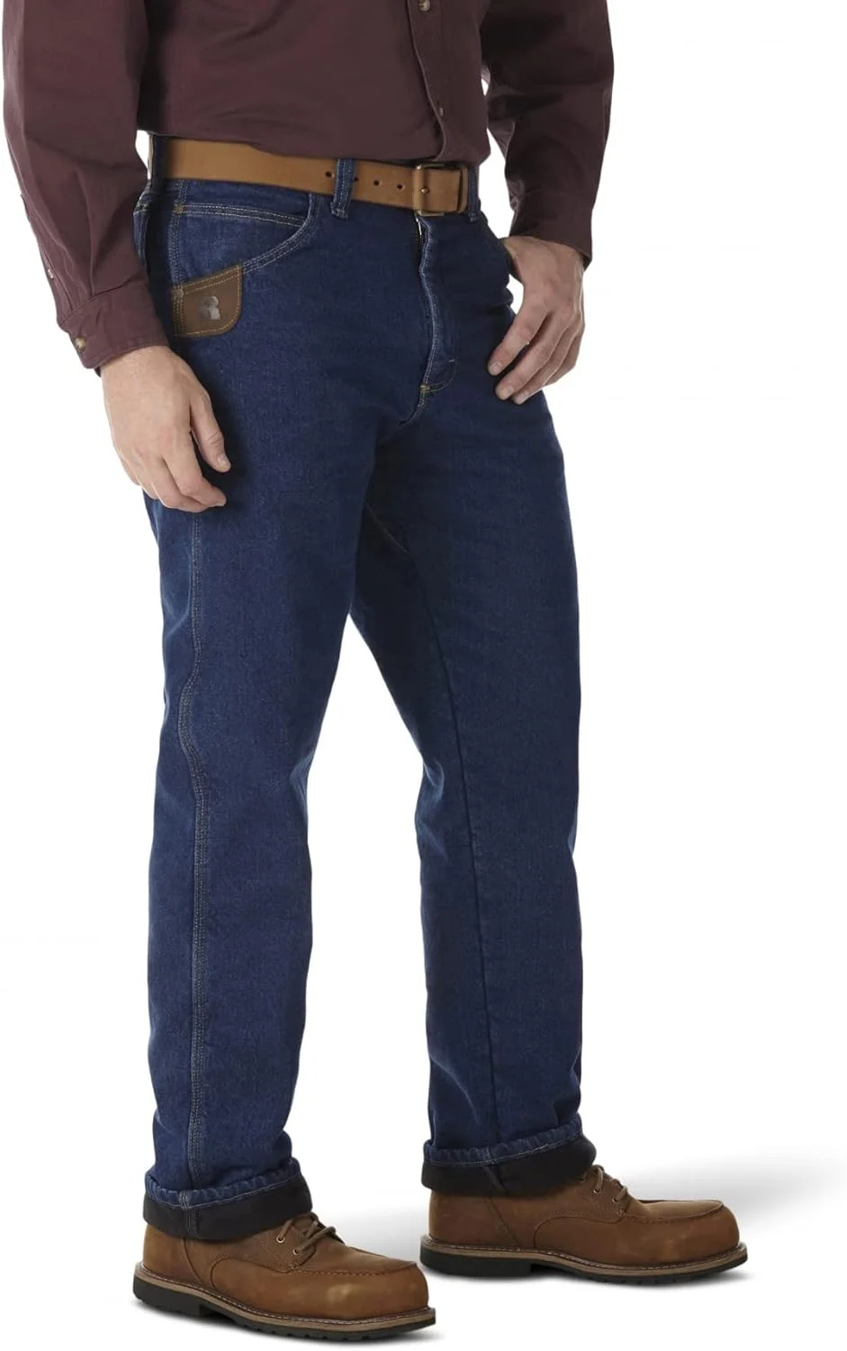 شلوار جین مردانه Wrangler Riggs Workwear با آستر و فیت راحت