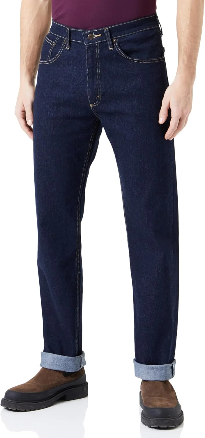 شلوار جین مردانه رانگلر مدل راسته مشکی شلوار جین مردانه رانگلر مدل راسته مشکی