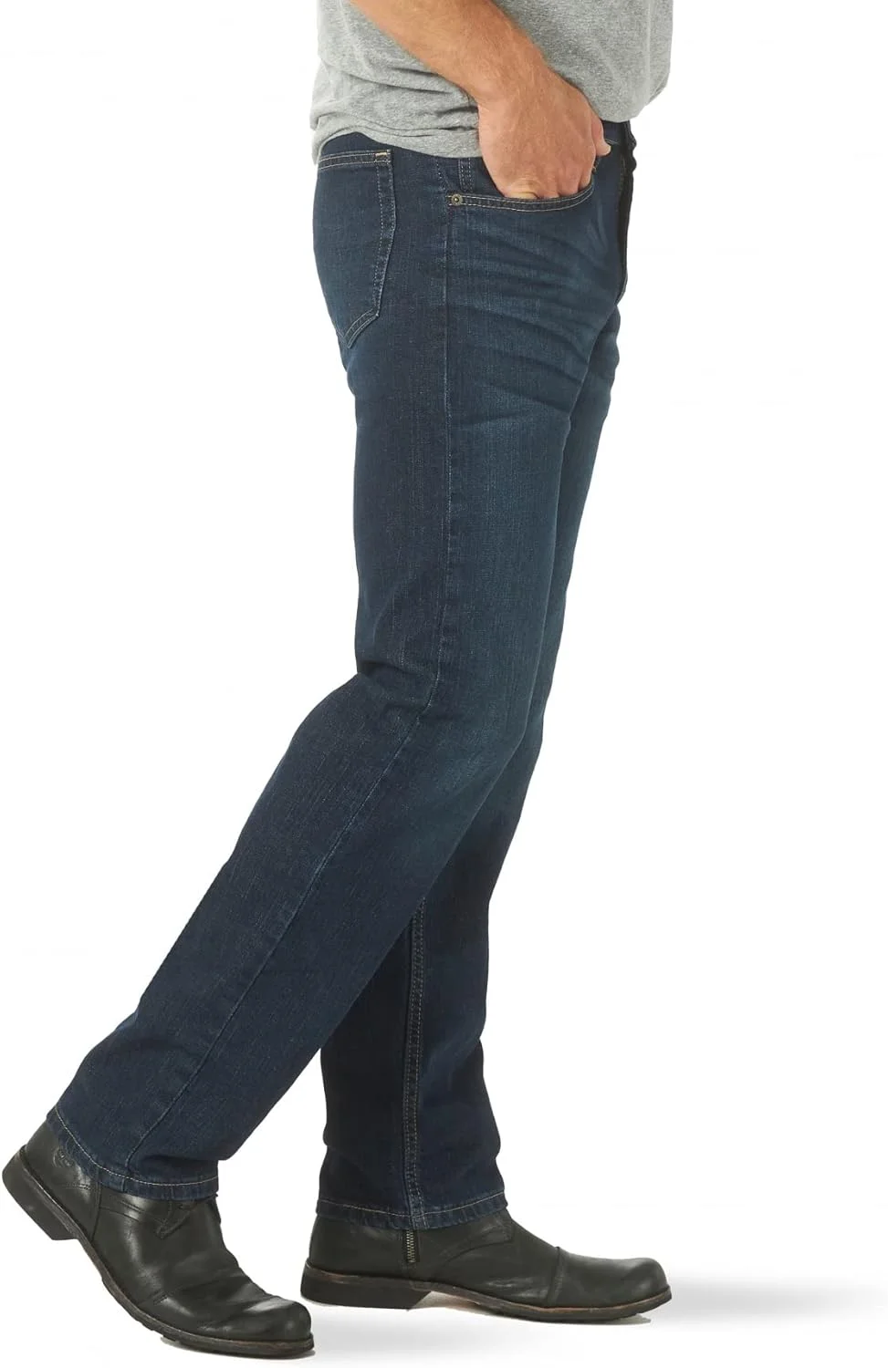 شلوار جین کشی مردانه رانگلر با فیت معمولی (تک عددی) شلوار جین کشی مردانه رانگلر با فیت معمولی (تک عددی)