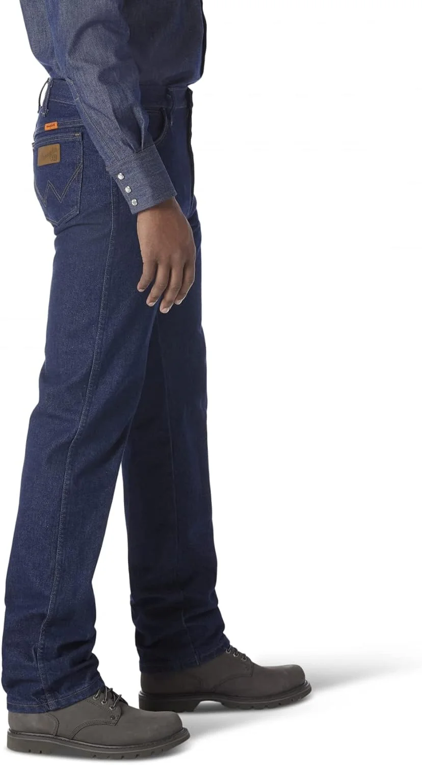 شلوار جین مردانه مقاوم در برابر آتش Wrangler Riggs Workwear با فیت اصلی
