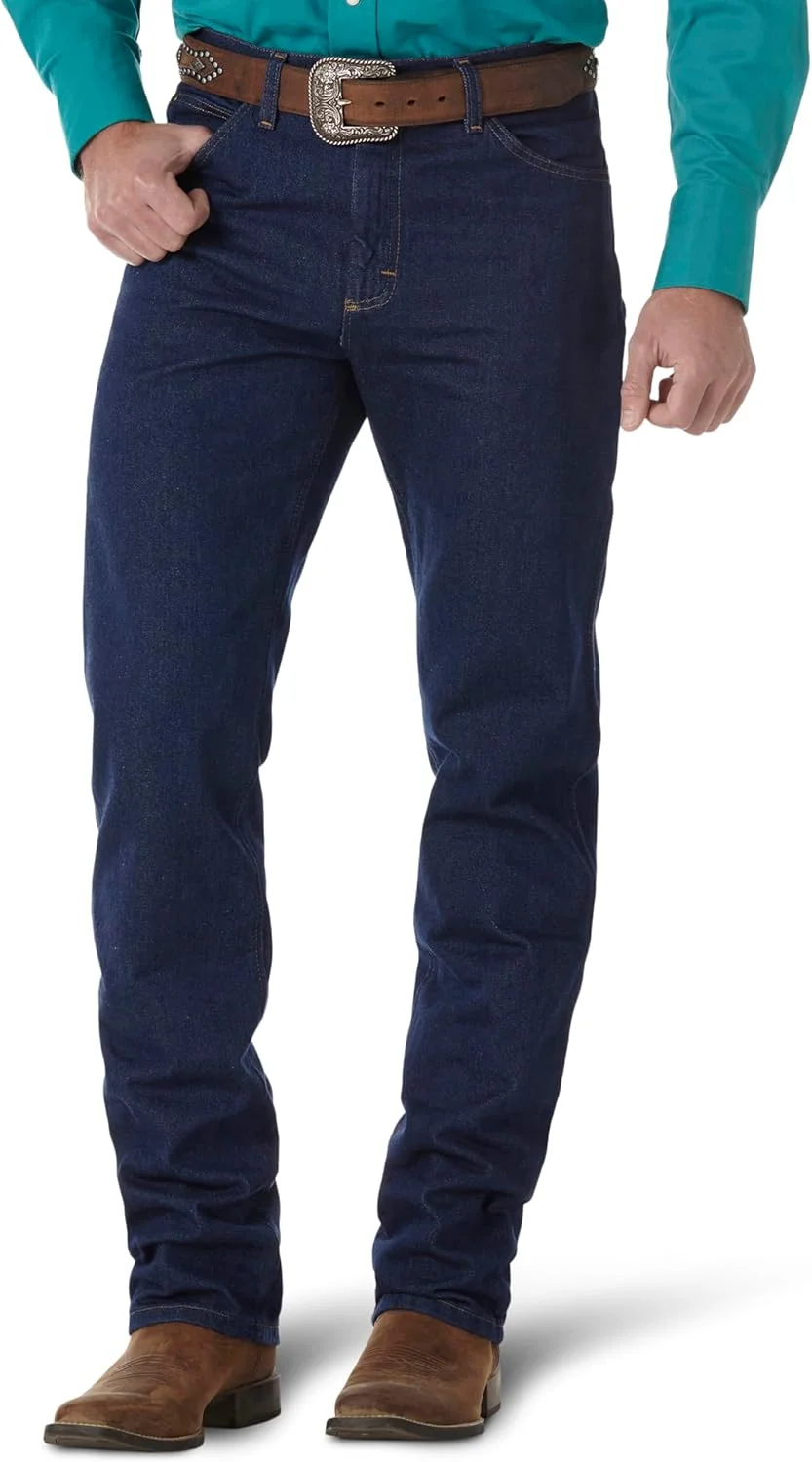 شلوار جین مردانه رانگلر، مدل Cowboy Cut، فیت معمولی، عملکرد عالی شلوار جین مردانه رانگلر، مدل Cowboy Cut، فیت معمولی، عملکرد عالی