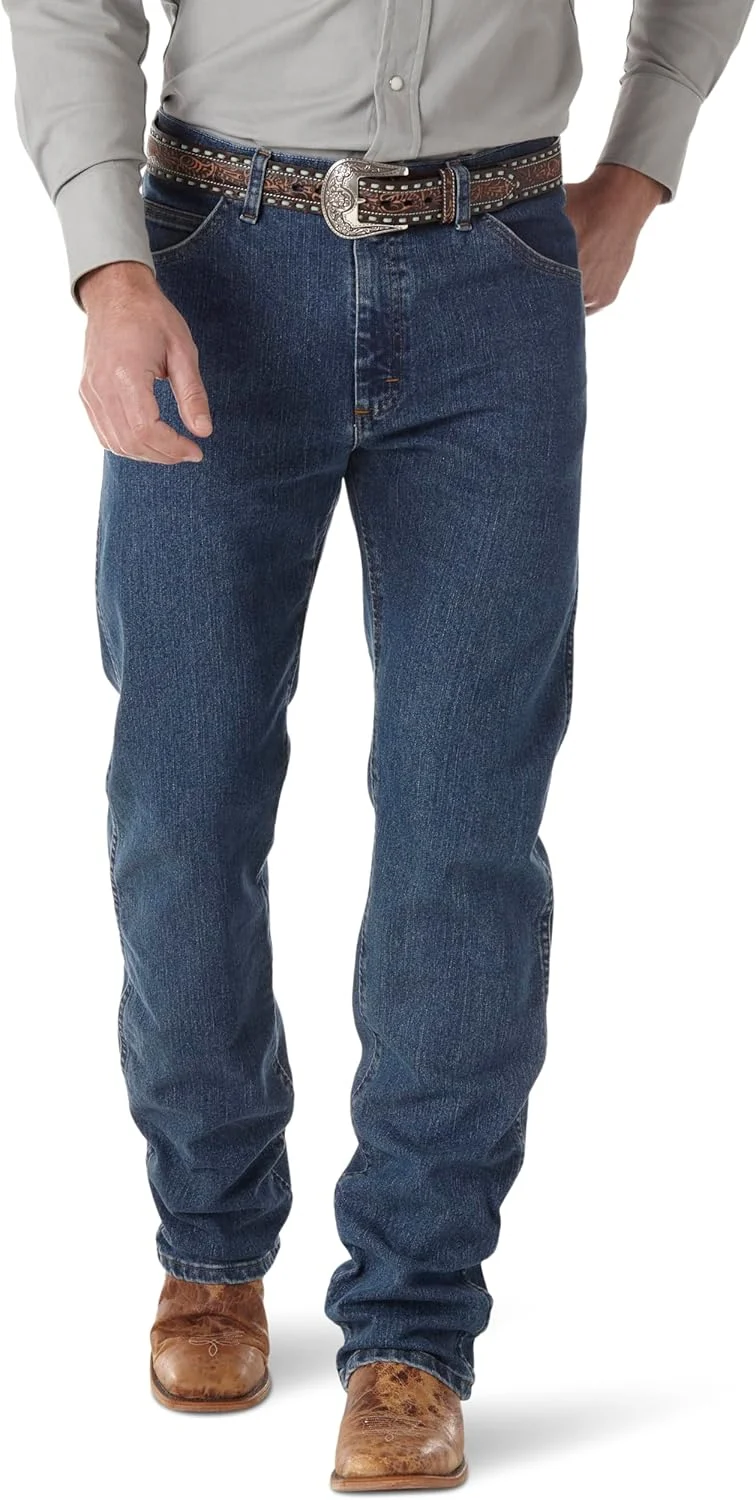 شلوار جین مردانه رانگلر مدل Cowboy Cut با عملکرد عالی، فیت معمولی و قابلیت تنفس