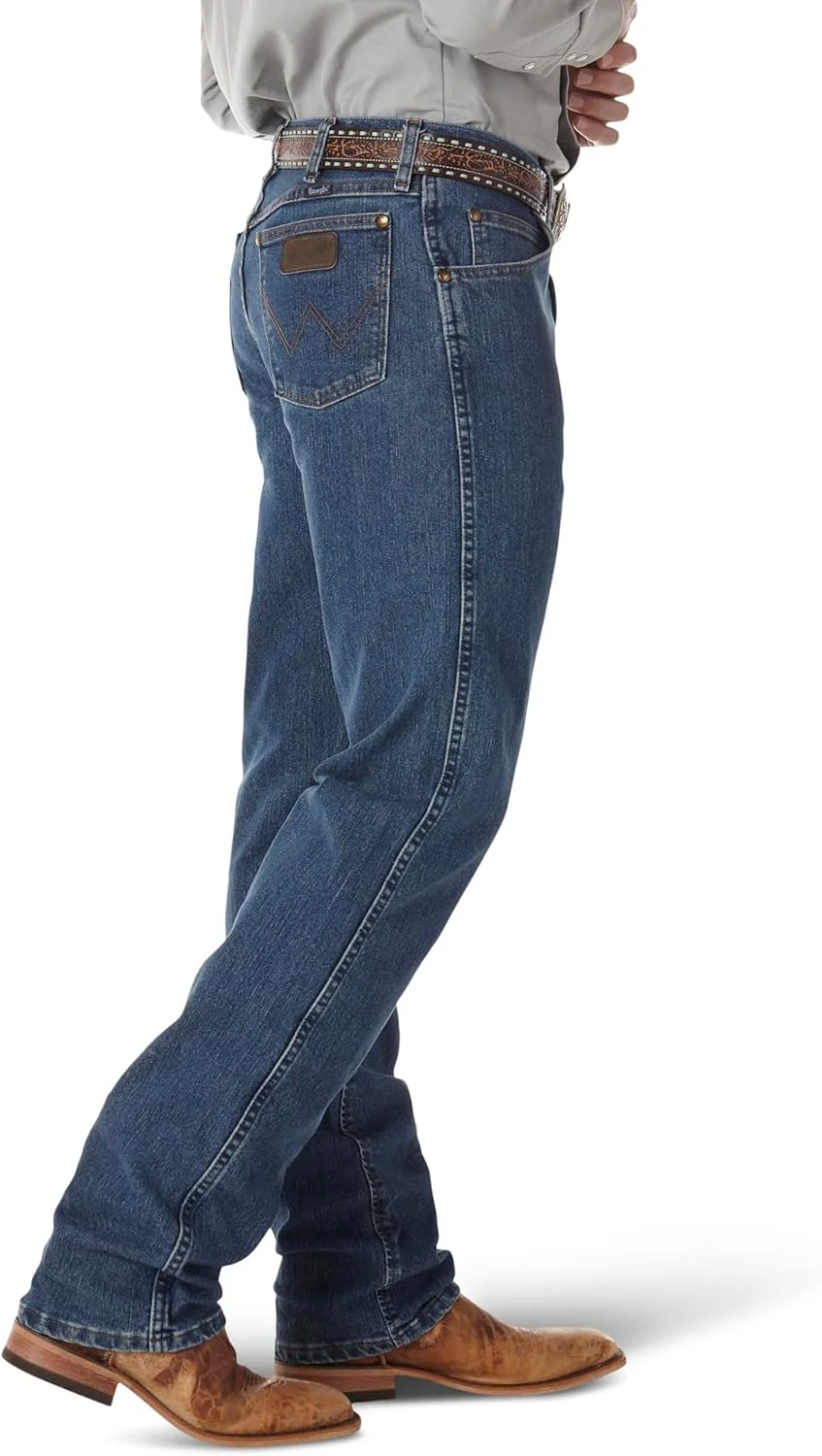 شلوار جین مردانه رانگلر مدل Cowboy Cut با عملکرد عالی، فیت معمولی و قابلیت تنفس