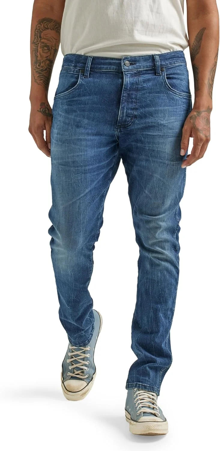 شلوار جین مردانه راسته و باریک ورانگلر، ماوریک