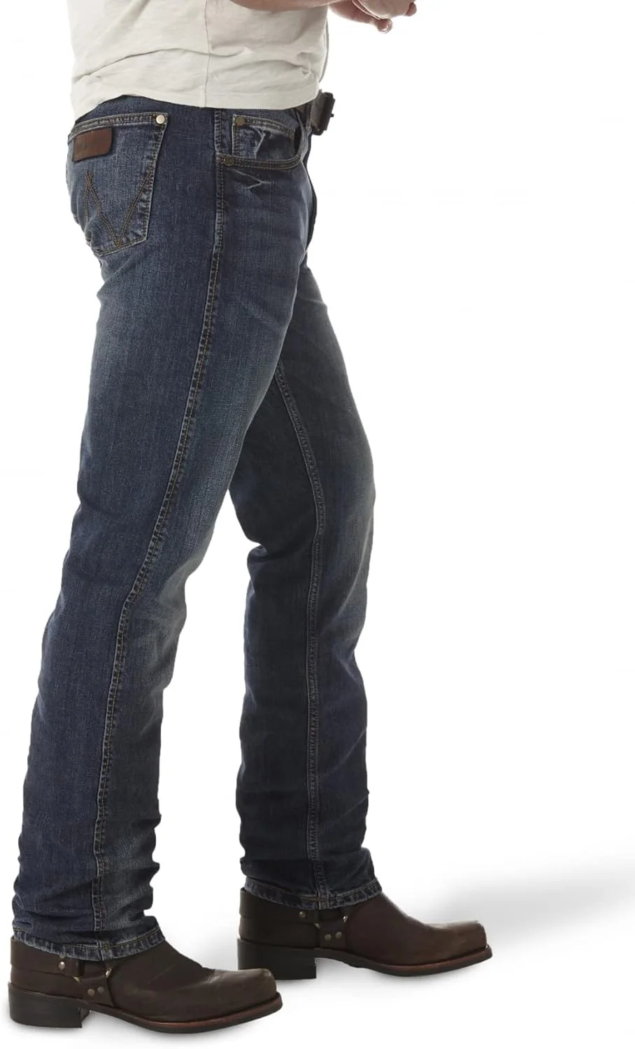 شلوار جین مردانه رانگلر مدل رترو اسلیم فیت با پاچه های راسته