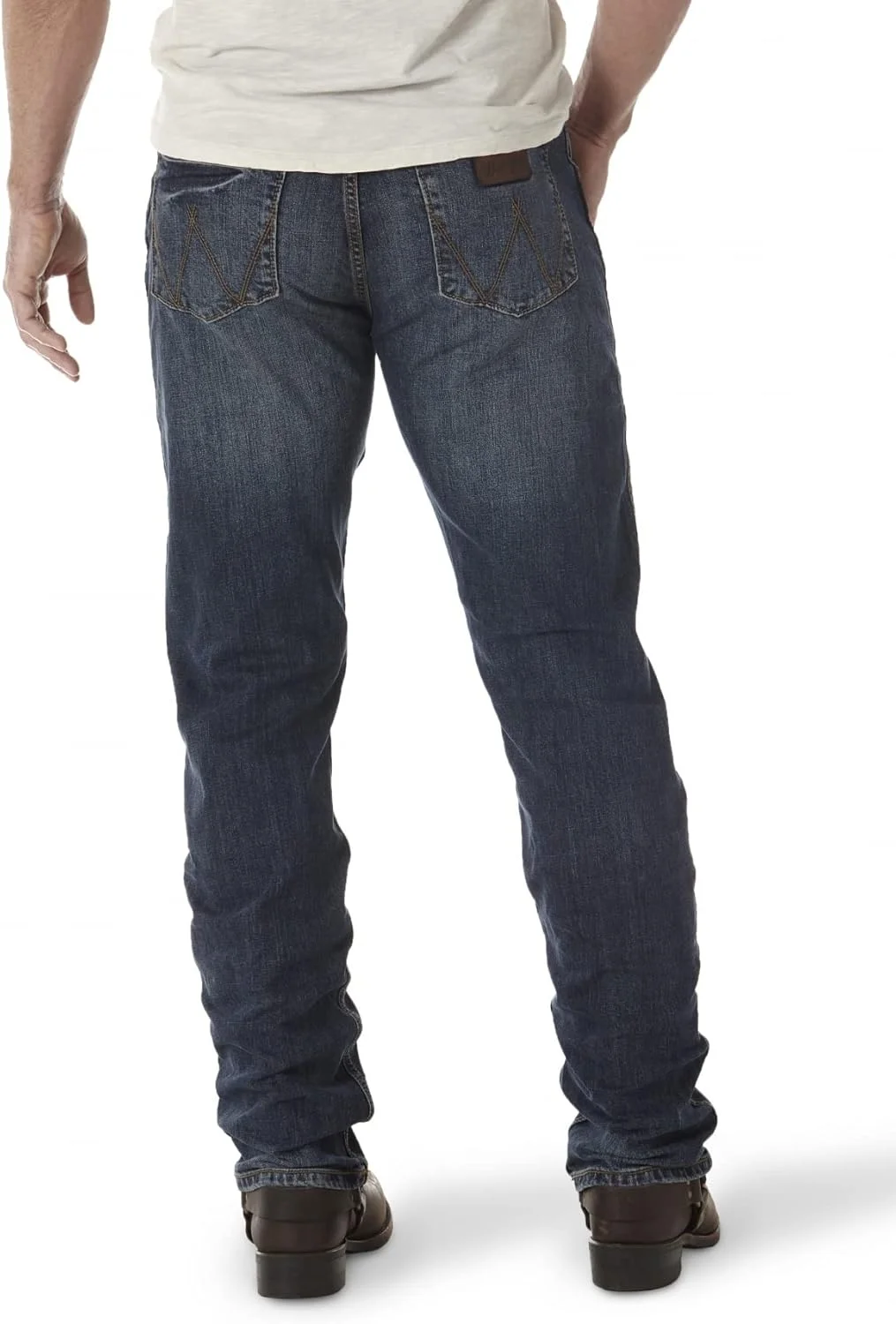 شلوار جین مردانه رانگلر مدل رترو اسلیم فیت با پاچه های راسته
