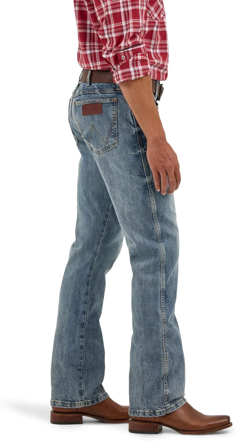 شلوار جین مردانه رترو اسلیم فیت بوت کات ورانگلر