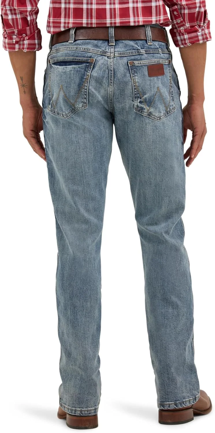 شلوار جین مردانه رترو اسلیم فیت بوت کات ورانگلر