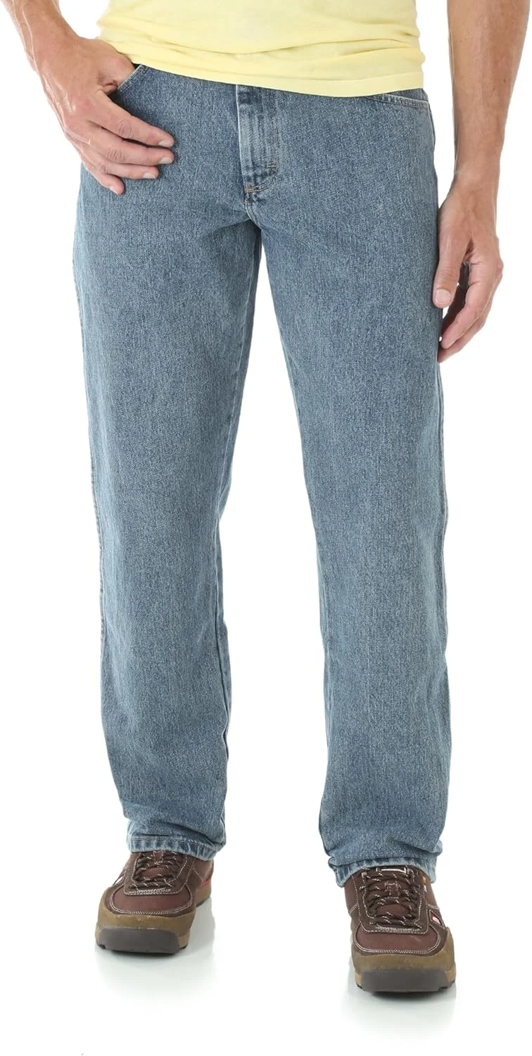 شلوار جین مردانه Wrangler مدل Rugged Wear Stretch Stonewashed Big