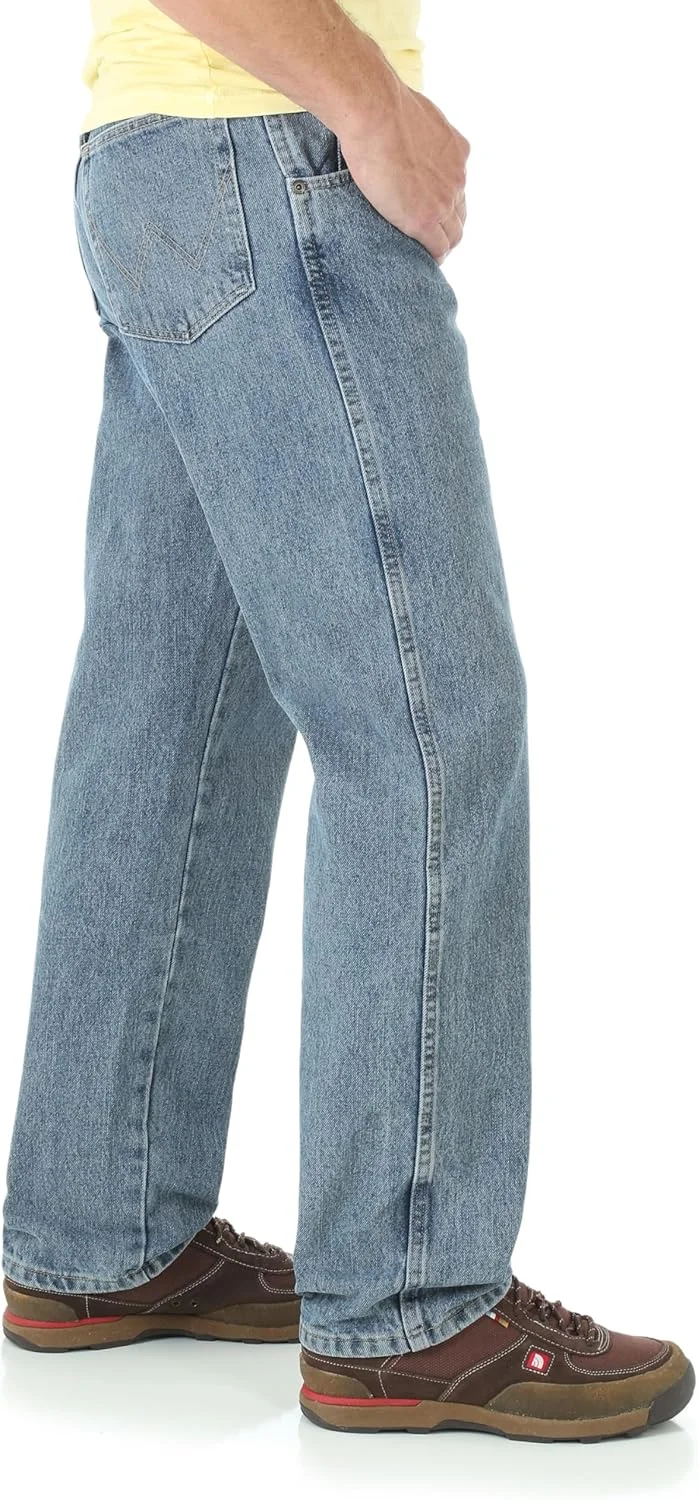 شلوار جین مردانه Wrangler مدل Rugged Wear Stretch Stonewashed Big