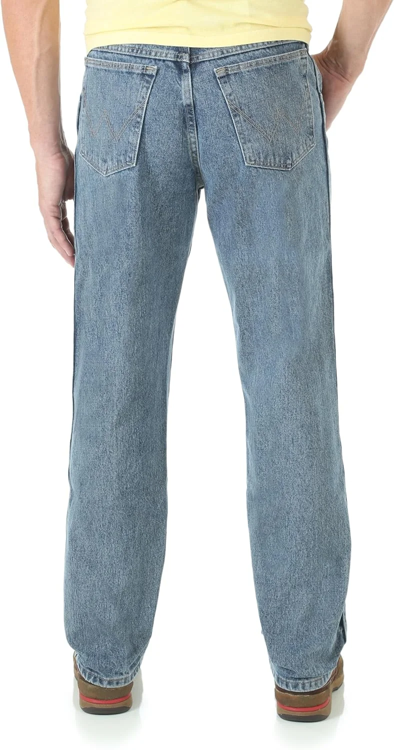 شلوار جین مردانه Wrangler مدل Rugged Wear Stretch Stonewashed Big