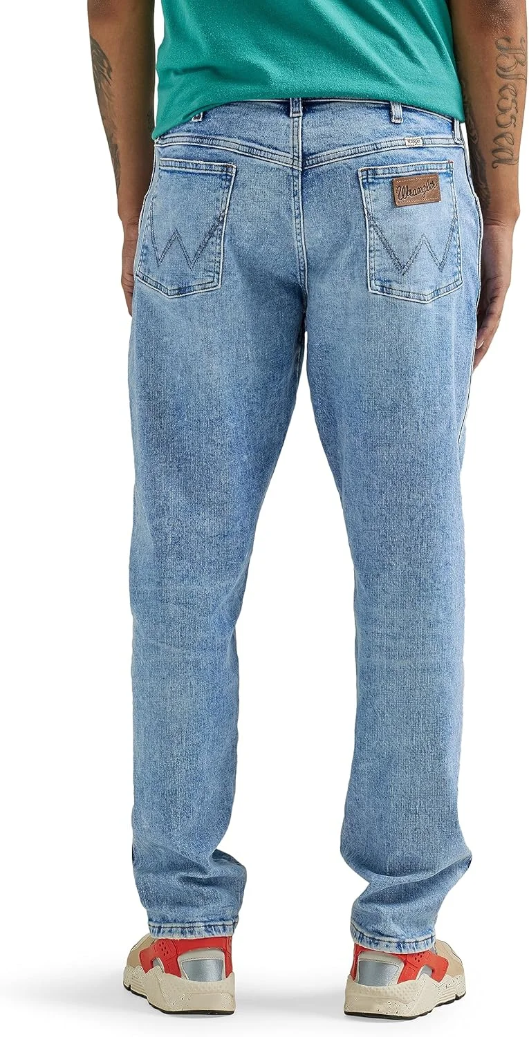 شلوار جین مردانه رانگلر، مدل Relaxed Fit Taper، رنگ غروب آفتاب