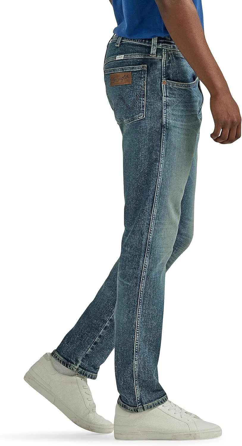 شلوار جین مردانه راسته باریک رنگ بلمید